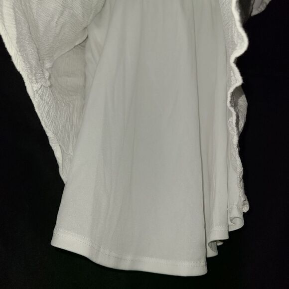 Tempted White Embroidered Dress Size S - Picture 8 of 11